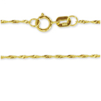 14k Yellow Gold Twist Chain