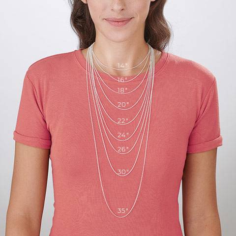 Personalize necklaces length guide - forevermy.com