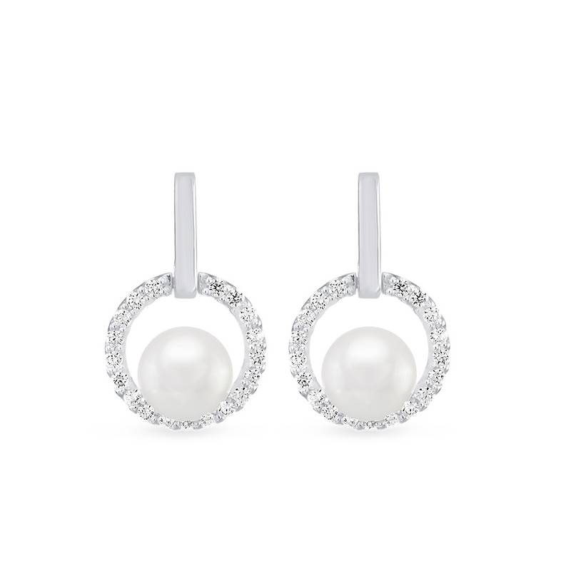 Eternity Pearl Earrings-2 product photo