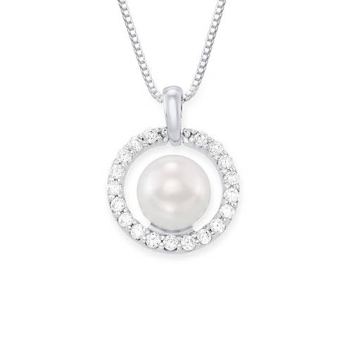 Eternity Pearl Necklace product photo