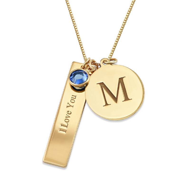 Gold Plated Photo Charm Necklace-1 product photo