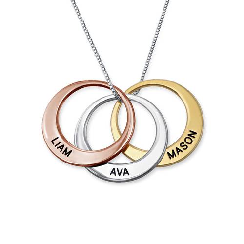 Mother Ring Necklace in 3 colors product photo