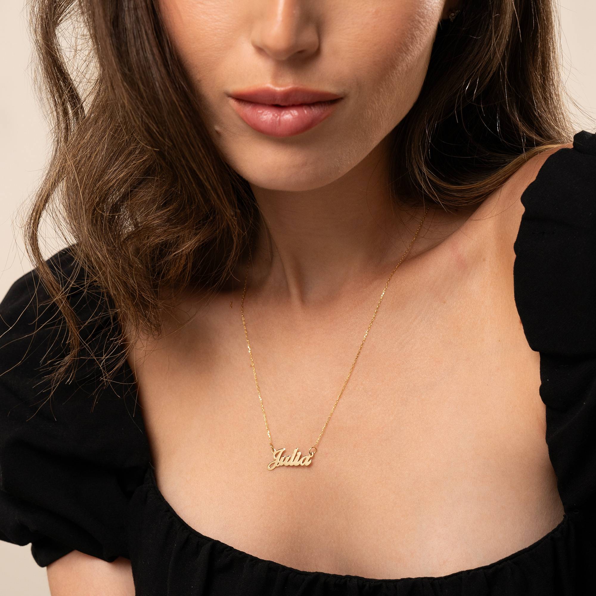 14K Gold Stylish Name Necklace-2 product photo