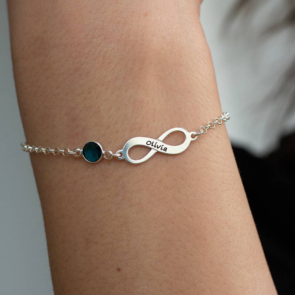 Infinity Birthstone Bracelet-3 product photo