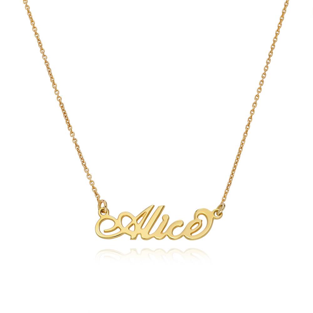 Gold Plated Tiny Name Necklace-1 product photo