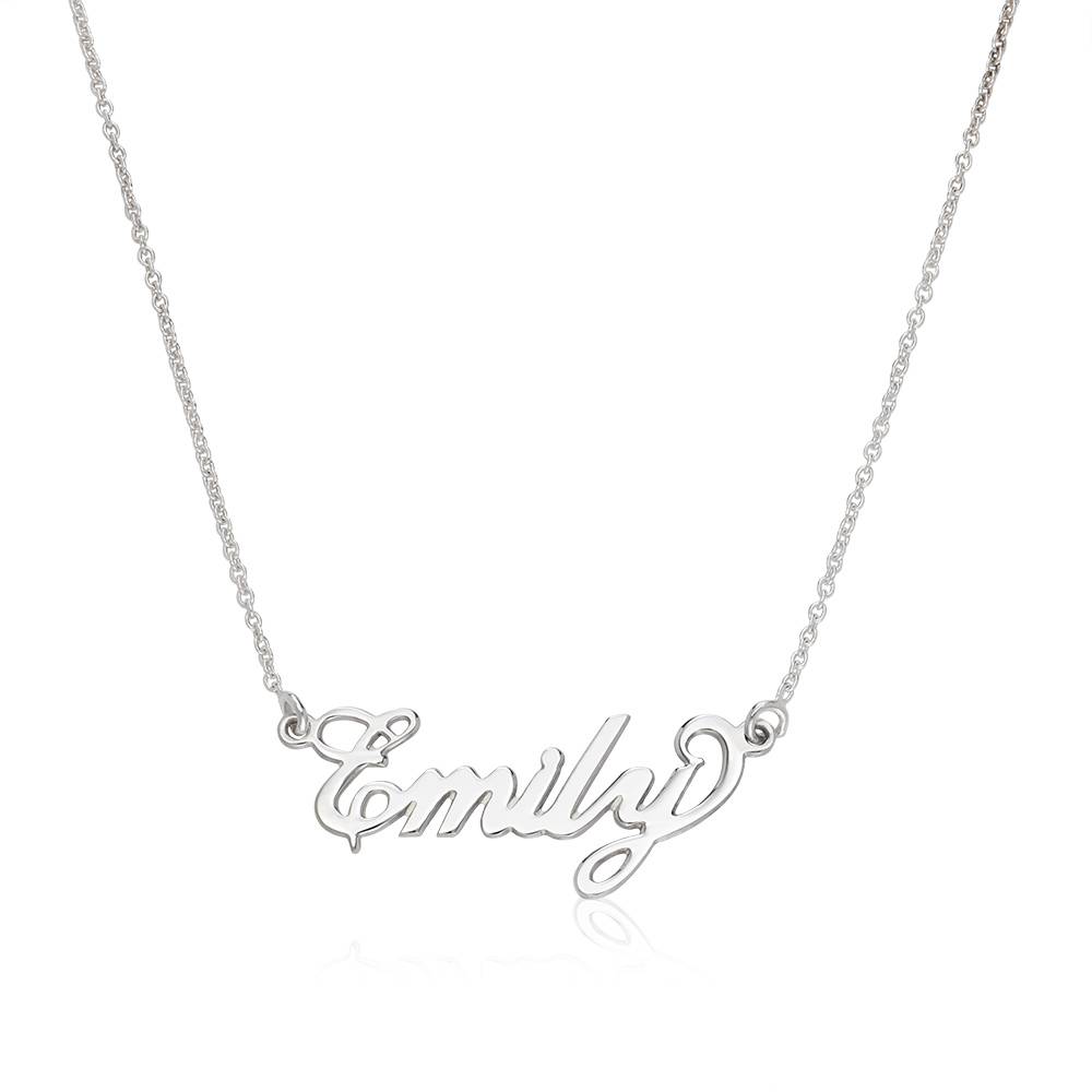 Silver Tiny Name Necklace-1 product photo