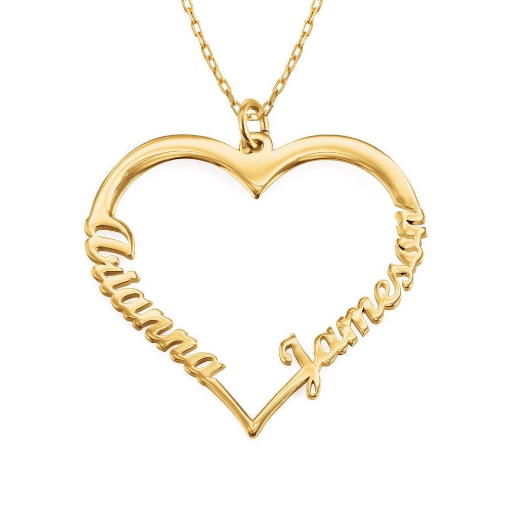 Custom Heart Necklace in 10K Gold-5 product photo