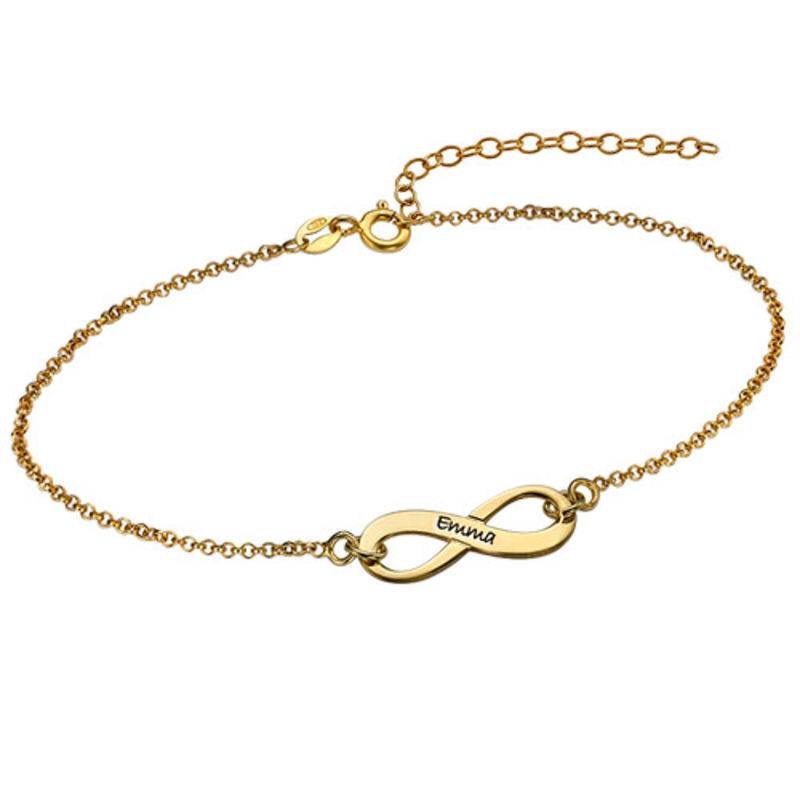 Classic Infinity Bracelet in Gold Plating-1 product photo