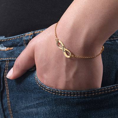 Classic Infinity Bracelet in Gold Plating-2 product photo