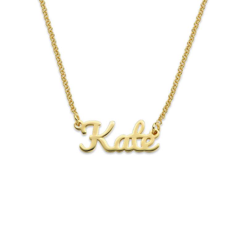 Signature Style Name Necklace in 18K Gold Plating for Kids-4 product photo