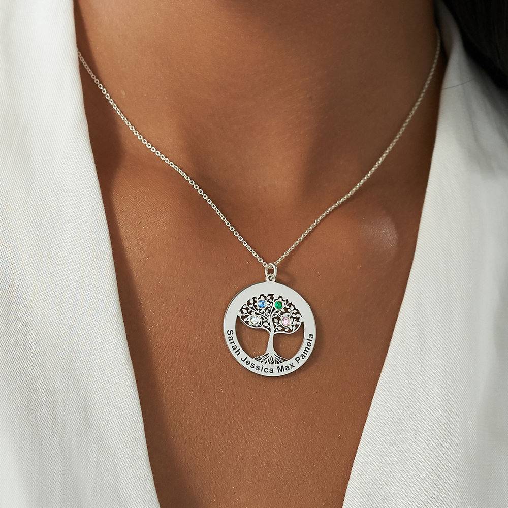 Personalized Tree of Life Necklace-4 product photo