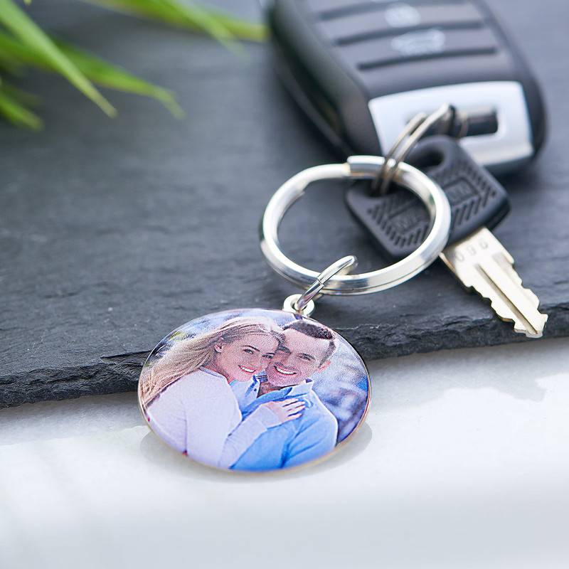 Photo Keychain with engraving - Round Shaped-5 product photo