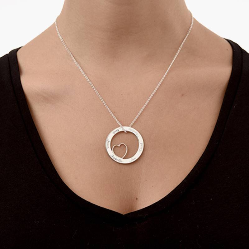 Personalized Love Circle Necklace-1 product photo