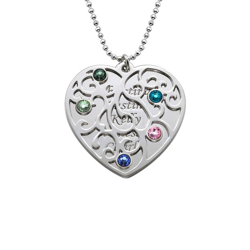 Heart Family Tree Necklace-2 product photo