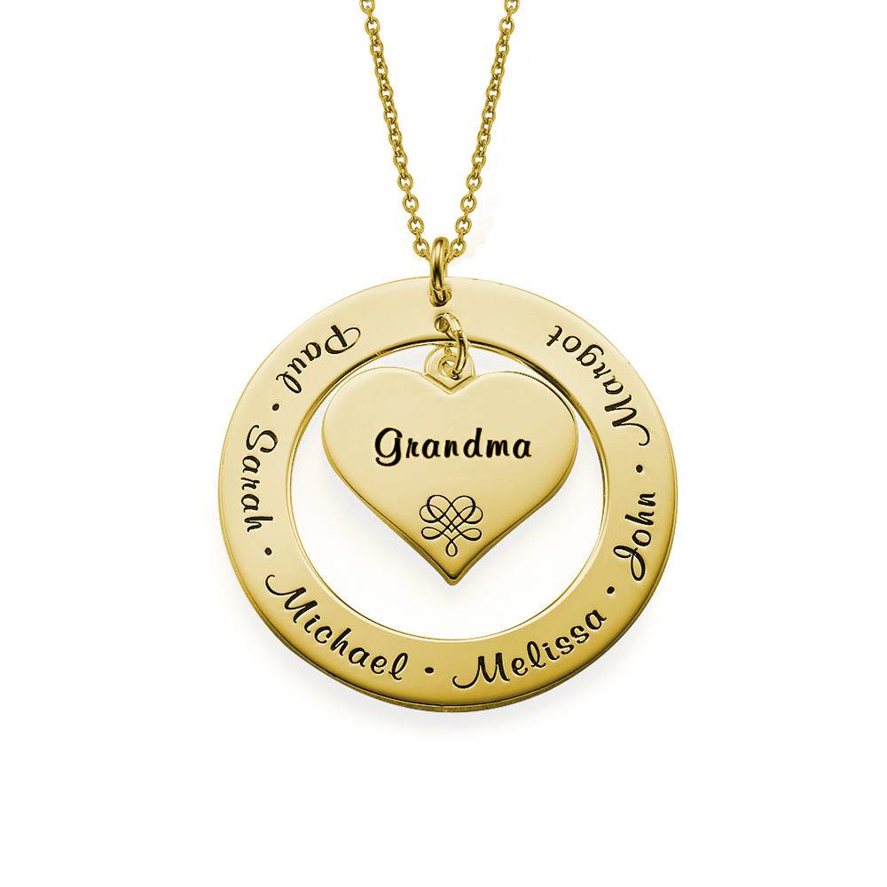 I Love You Mom Necklace - Gold Plated-4 product photo