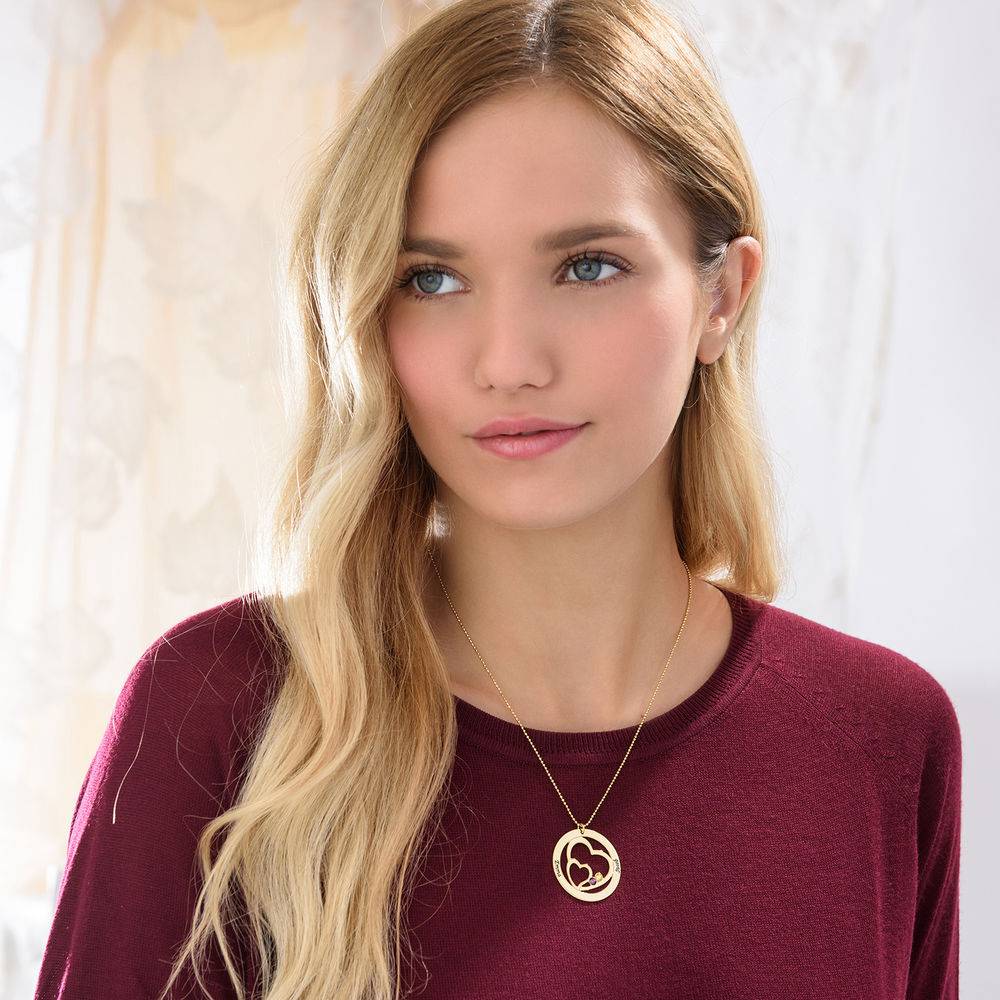 Forever in My Heart Personalized Necklace in 10K Gold-2 product photo