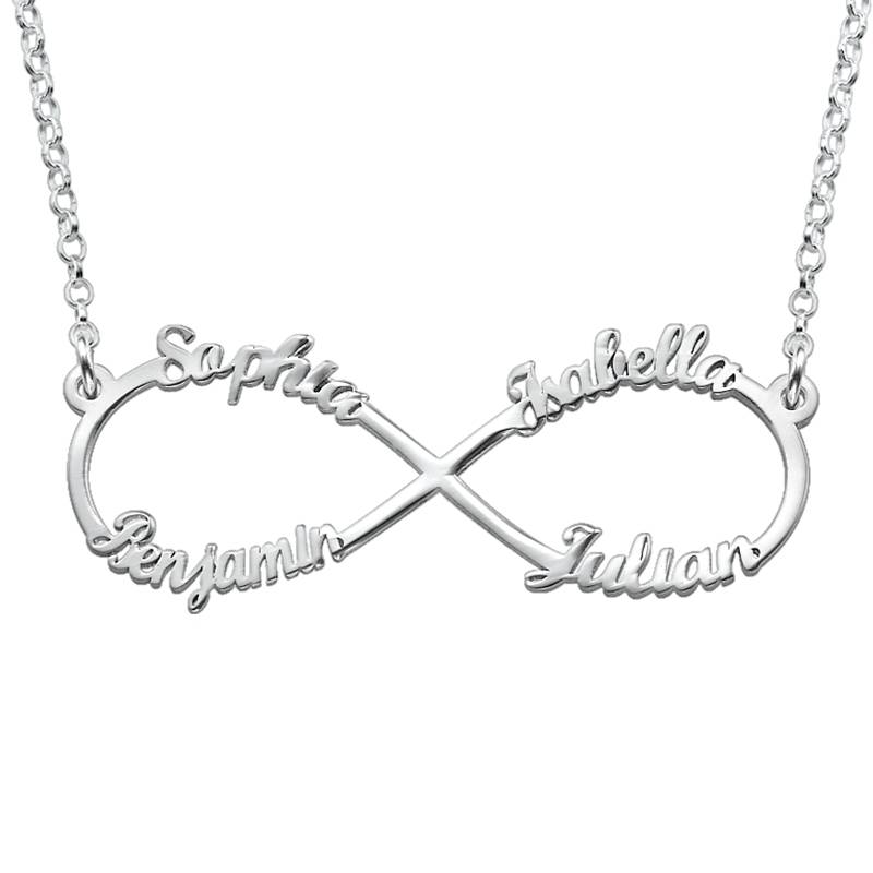 Personalized Family Infinity Necklace-1 product photo