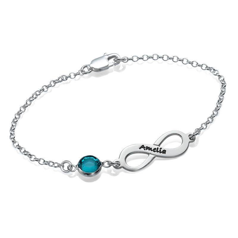 Infinity Birthstone Bracelet-2 product photo