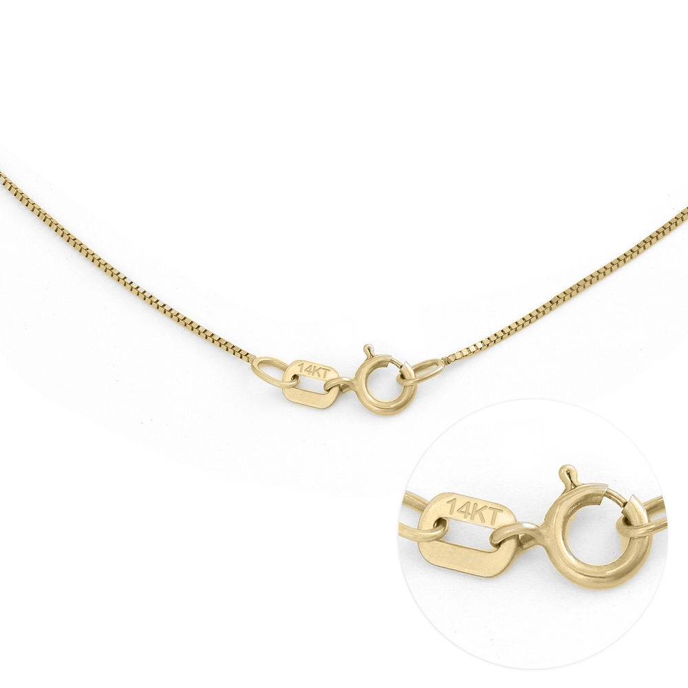14K Gold Personalized Infinity Necklace-6 product photo
