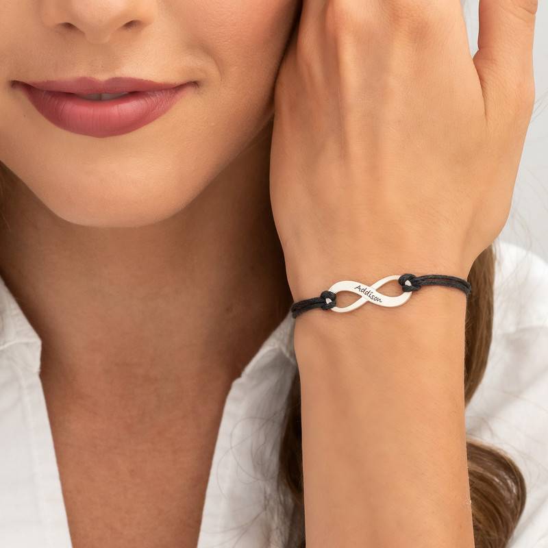 Custom Infinity Cord Bracelet-1 product photo