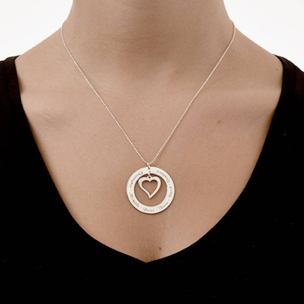 Love My Family Necklace - Sterling Silver-3 product photo