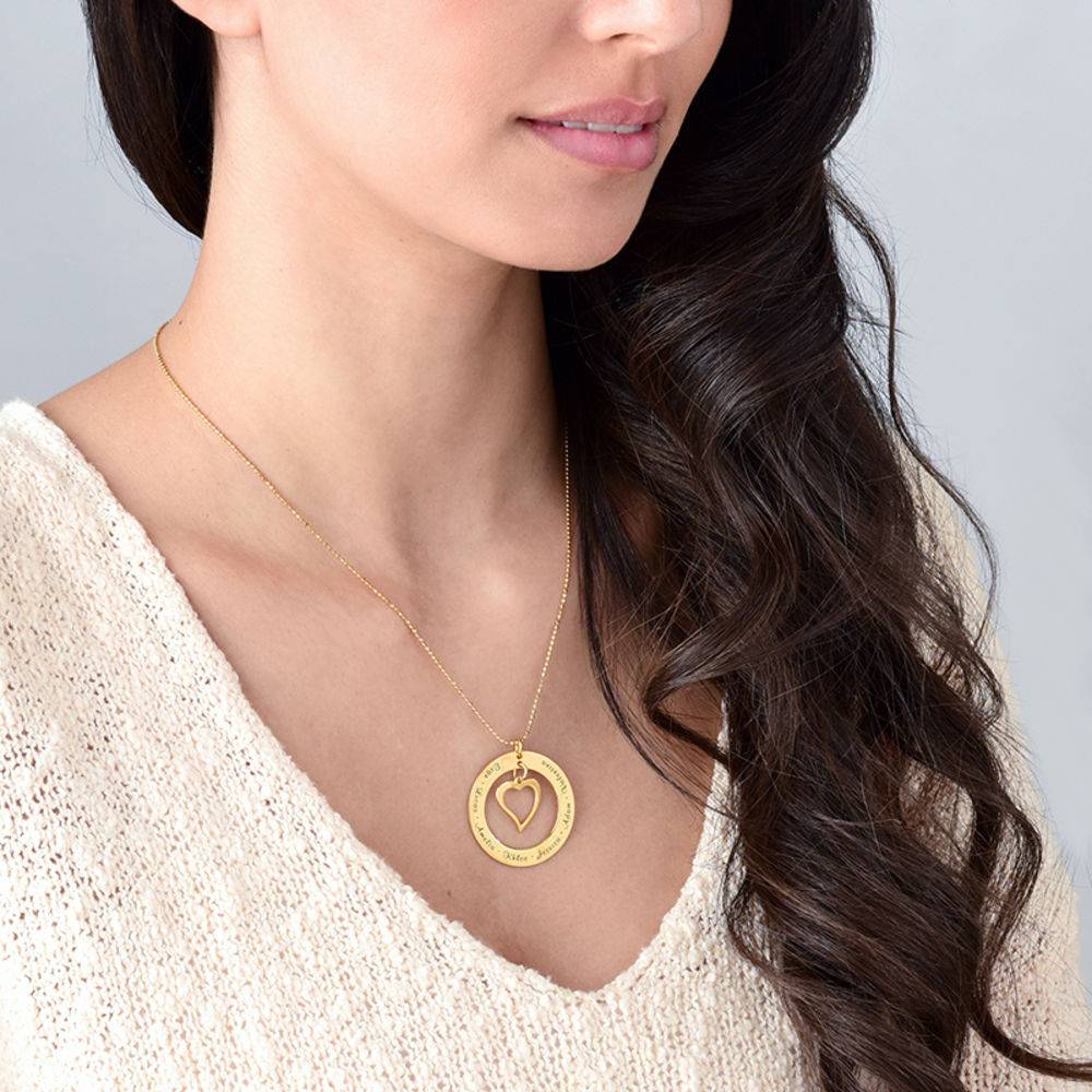 Love My Family Necklace - Gold Vermeil-3 product photo
