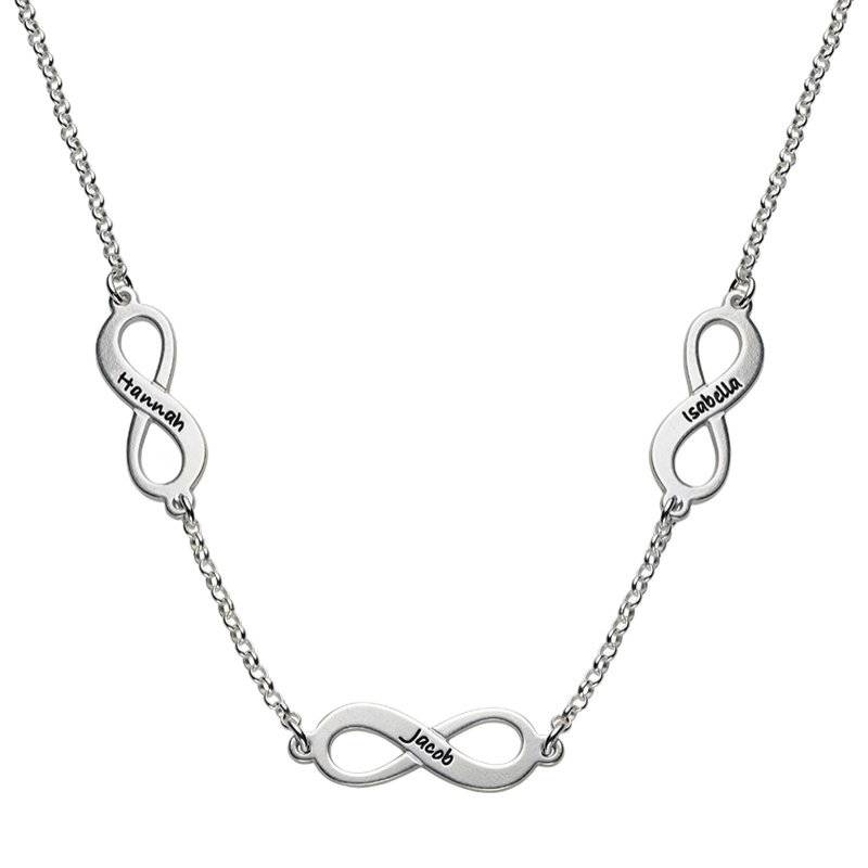 Multiple Name Infinity Necklace-2 product photo