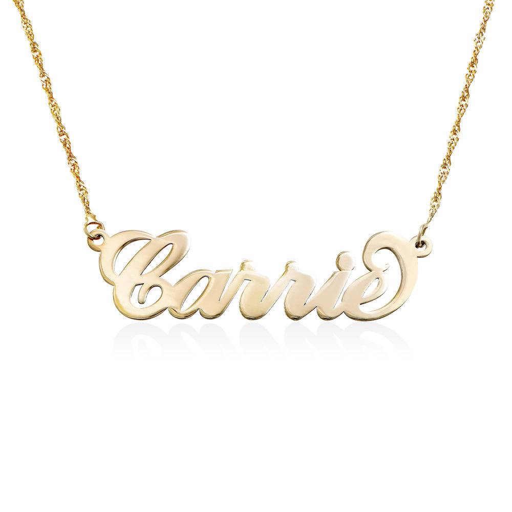 14K Gold Name Necklace-1 product photo