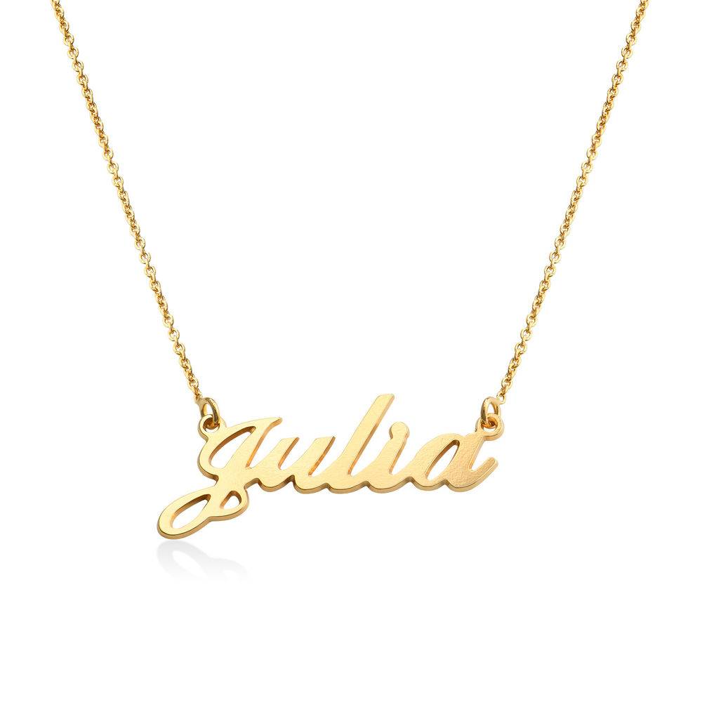 Personalized Classic Name Necklace in 18k Gold Plating-3 product photo