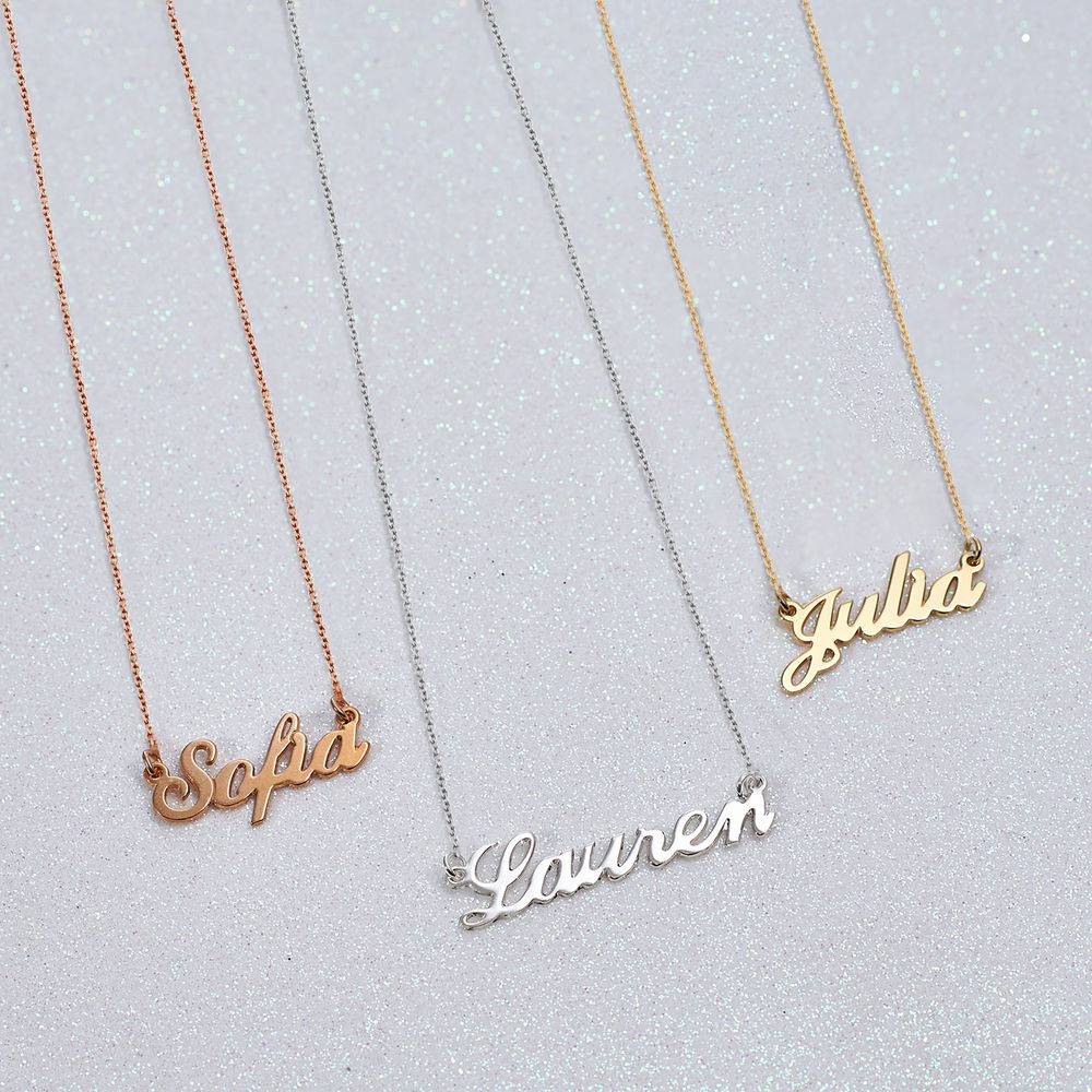 Personalized Classic Name Necklace in Sterling Silver-2 product photo