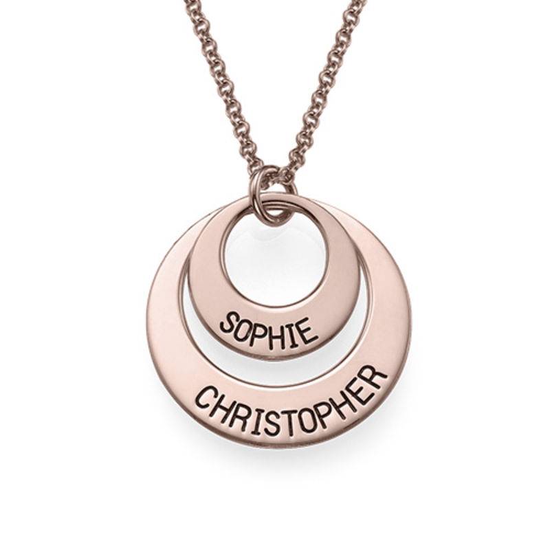 Infinite Love Necklace In Rose Gold Plating-6 product photo