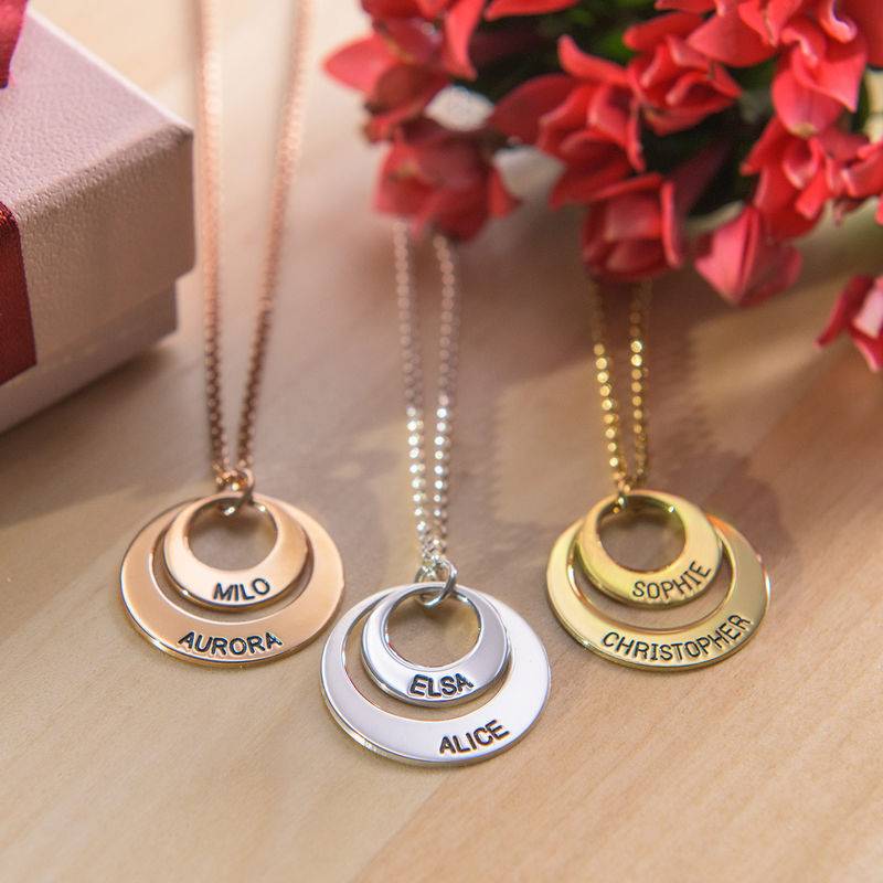 Infinite Love Necklace In Rose Gold Plating-2 product photo