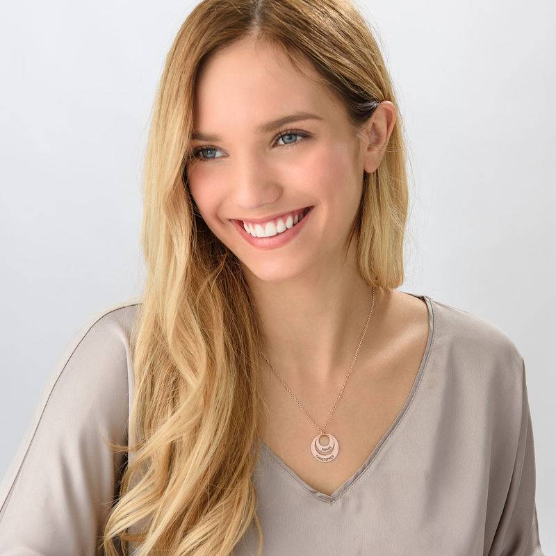 Infinite Love Necklace In Rose Gold Plating-6 product photo