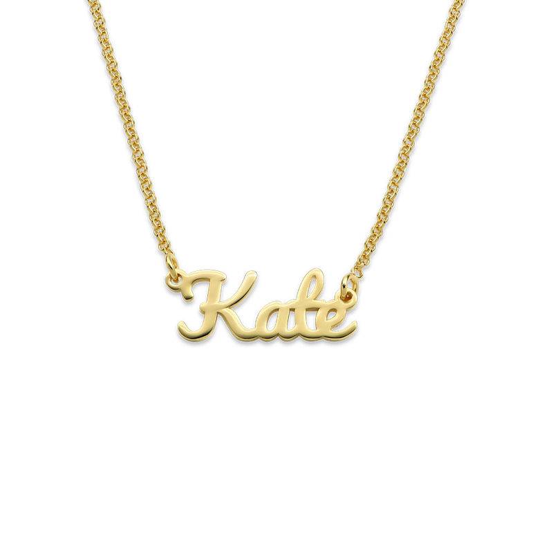 Script Name Necklace with 18K Gold Plating-2 product photo