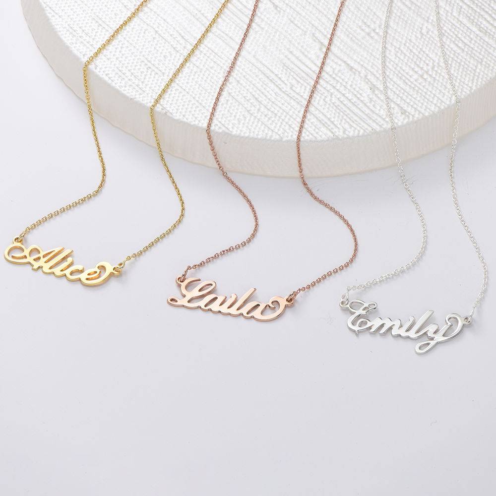 Gold Plated Tiny Name Necklace-2 product photo