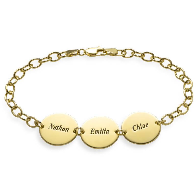 Disc Bracelet in Gold Plating-2 product photo