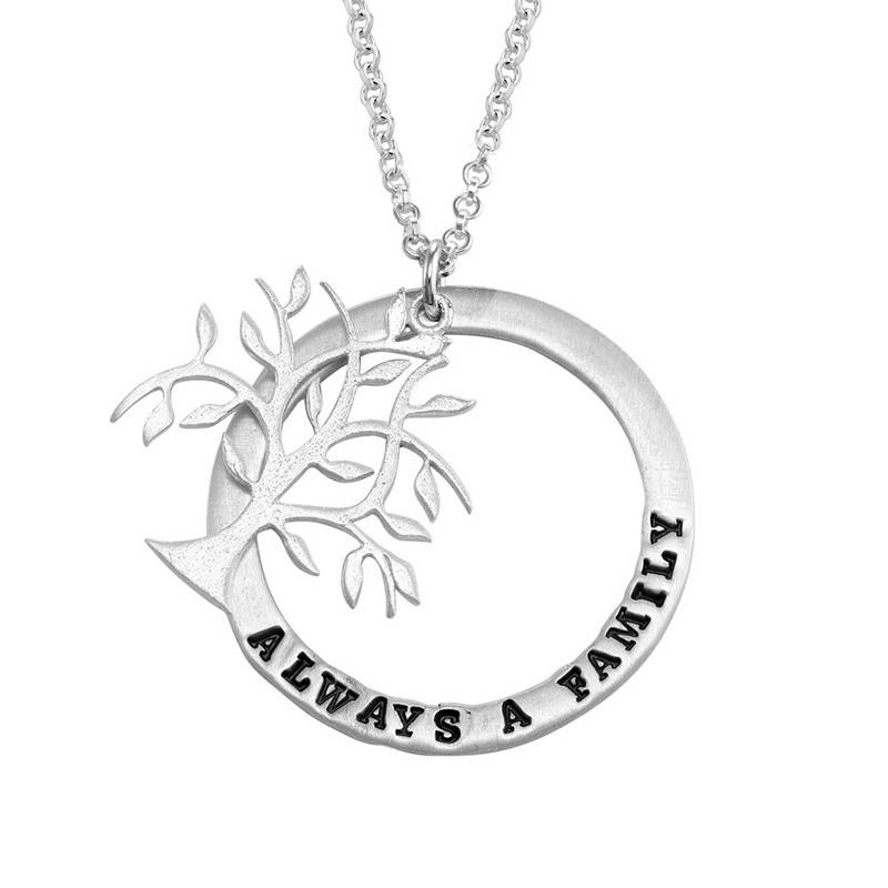 Tree Of Life Circle Necklace-5 product photo
