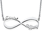 Personalized Infinity Necklace