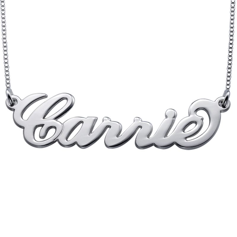Silver Tiny Name Necklace