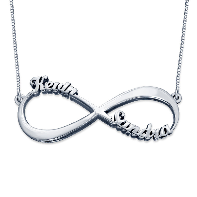 3D Personalized Infinity Necklace