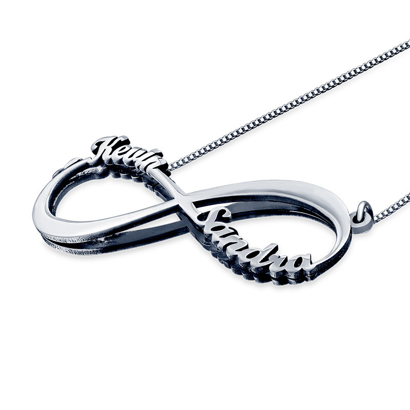 3D Personalized Infinity Necklace - 1 product photo