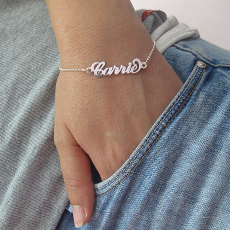 Name Bracelet in Sterling Silver - 2 product photo