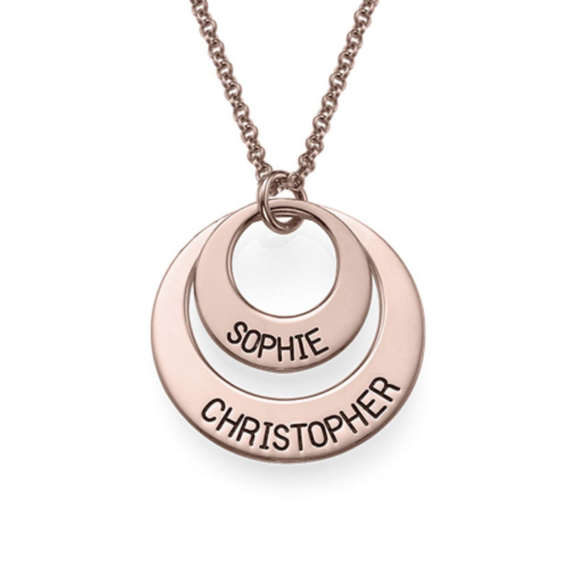 Infinite Love Necklace In Rose Gold Plating product photo