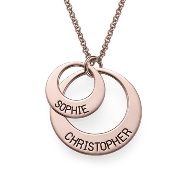 Infinite Love Necklace In Rose Gold Plating - 1