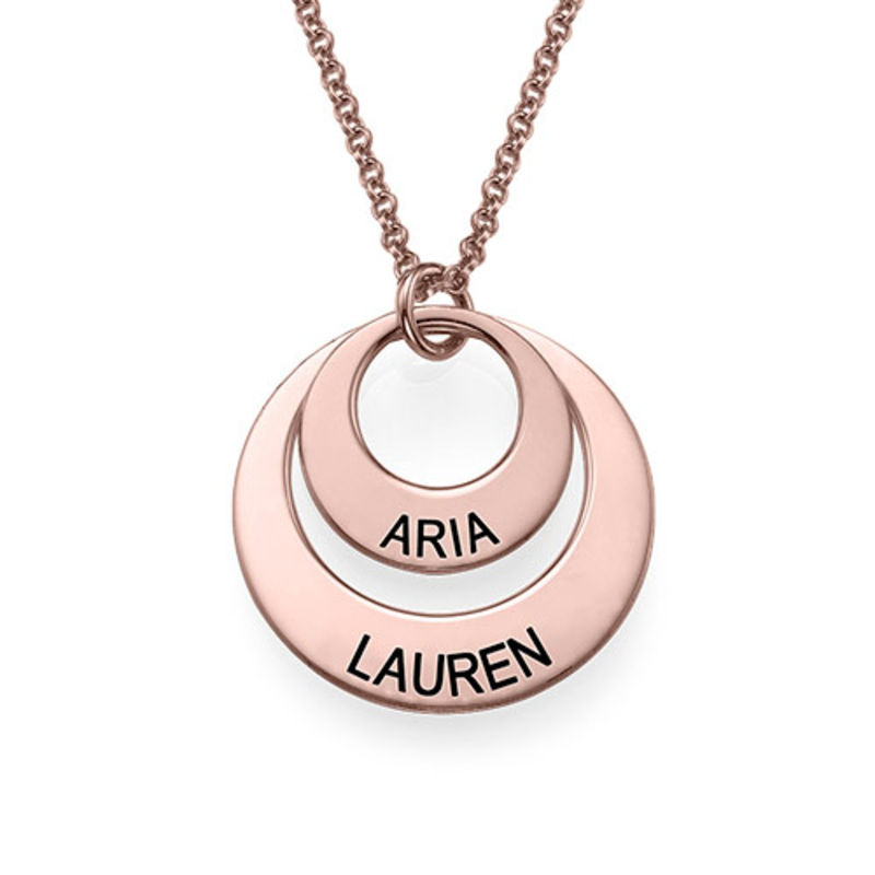 Infinite Love Necklace In Rose Gold Plating - 2 product photo