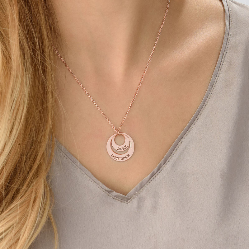 Infinite Love Necklace In Rose Gold Plating - 5 product photo