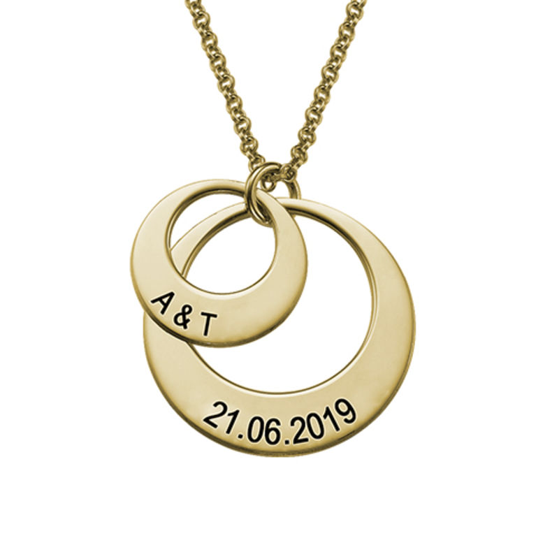 Infinite Love Necklace In 18K Gold Vermeil - 1