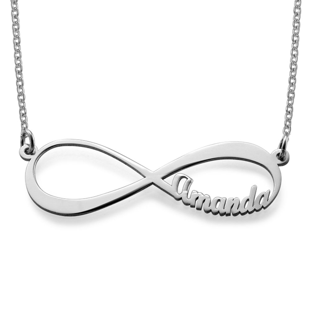 Infinity Name Necklace in 940 Premium Silver - 1