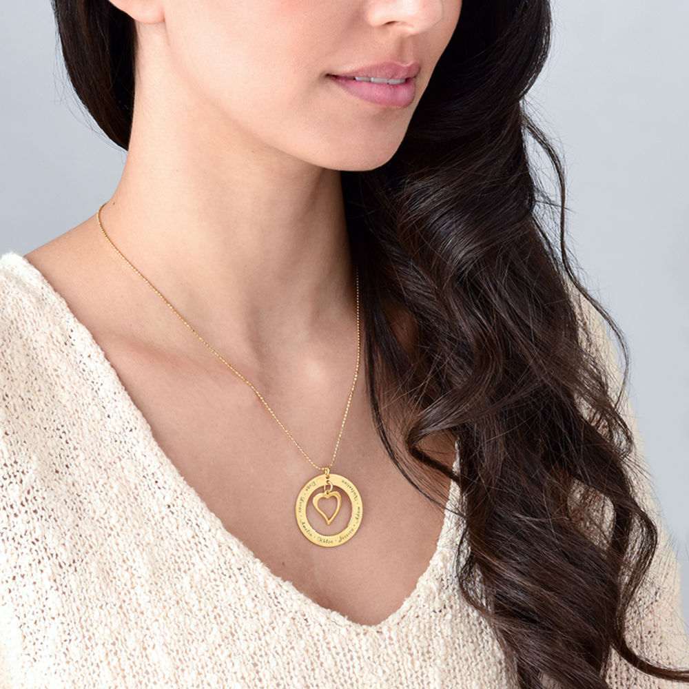 Love My Family Necklace - Gold Plated - 1 product photo