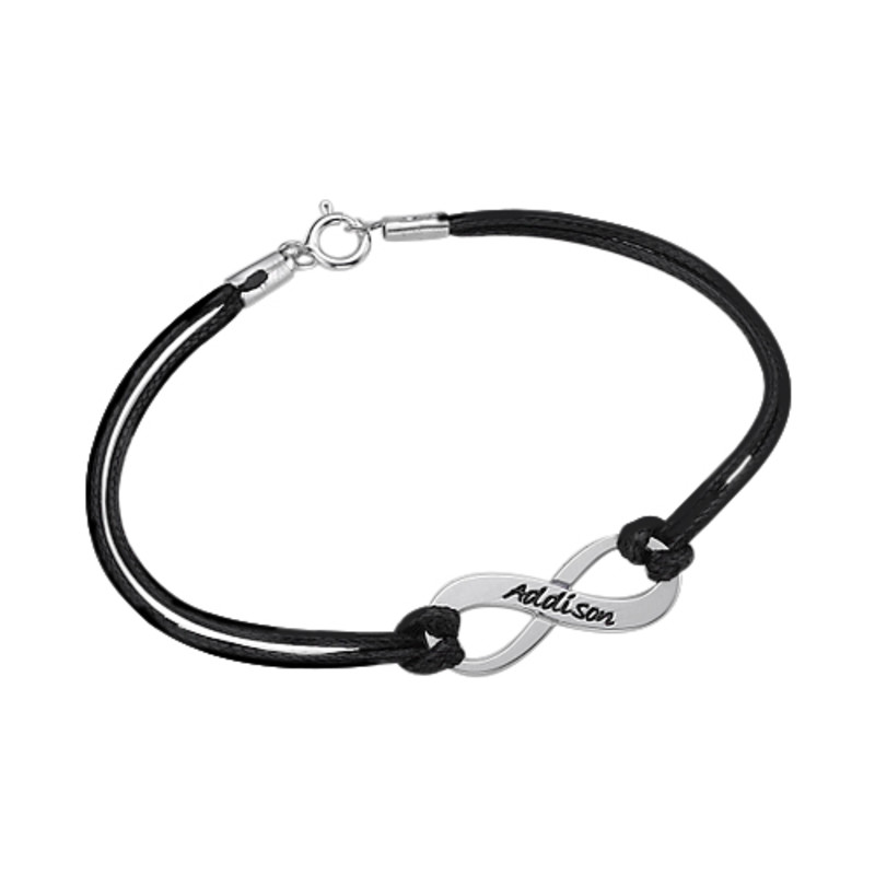 Custom Infinity Cord Bracelet